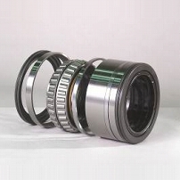 Sealed four row tapered roller bearing for rolling mill roll-necks