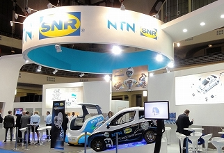 写真：NTN-SNRの展示ブース