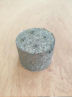 圧縮後の切粉