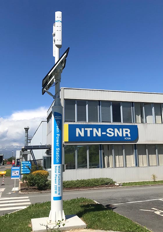 ICSA（イタリア）で導入したNTNグリーンパワーステーション