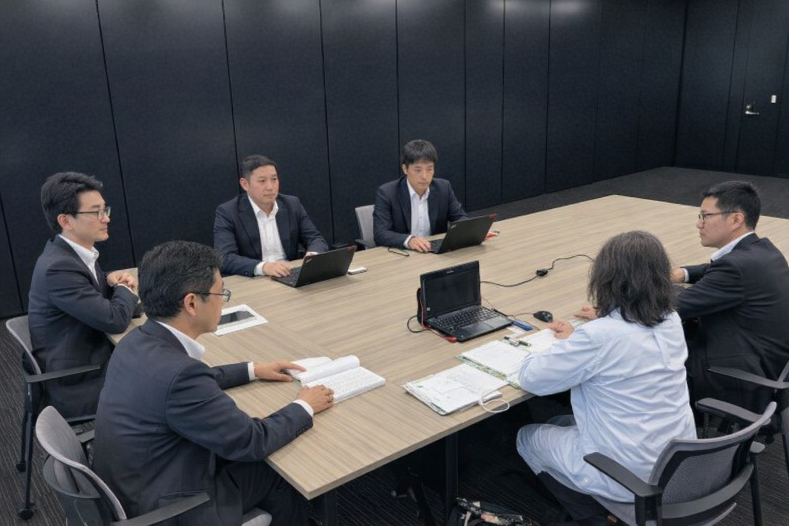 復職判定会議の様子