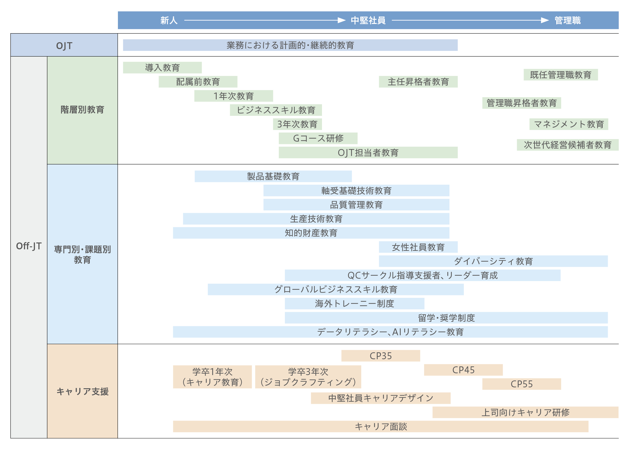 主な研修体系