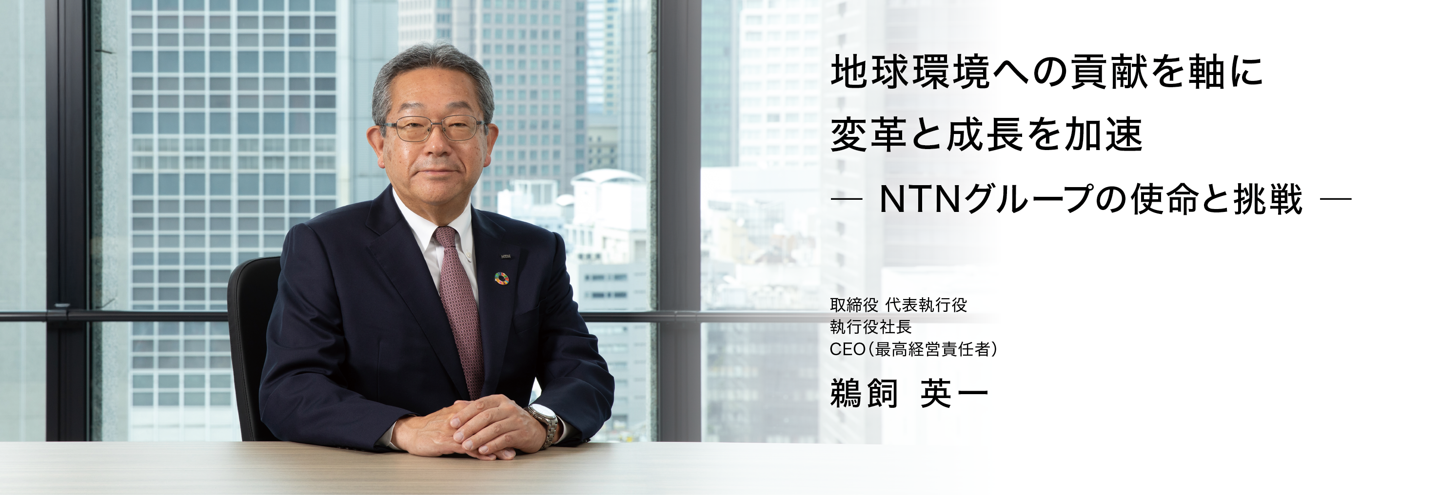 代表執行役執行役社長 鵜飼 英一