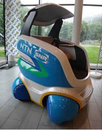 写真：In-Wheel Motor System Concept &ldquo;Q'mo&rdquo;