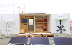 コンテナ収納移動型独立電源「N3 エヌキューブ」