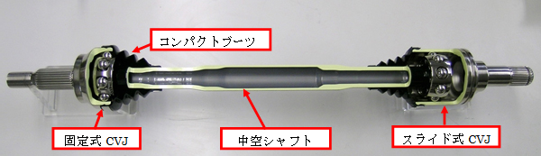 リア用軽量ドライブシャフト」を開発｜新商品ニュース：2015年｜商品