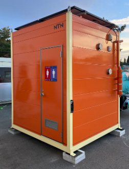 コンテナ式トイレ 道の駅「たるみずはまびら」にコンテナ式トイレ登場 移動可能で災害時
