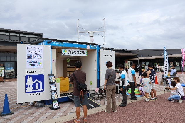 災害時を想定した移動型独立電源装置「N3 エヌキューブ」の実証実験を