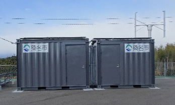 写真:防災倉庫(三重県桑名市)
