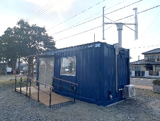 写真:バス停(静岡県吉田町)