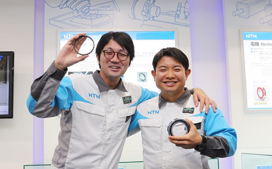 グリース潤滑軸受向け成形樹脂保持器